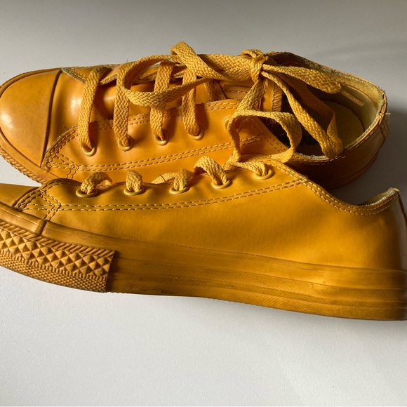 CONVERSE CHUCK TAYLOR ALL STAR RUBBER OX YELLOW/ YELLOW - Picture 5 of 7